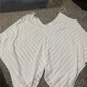 White Knit Sleeveless Top